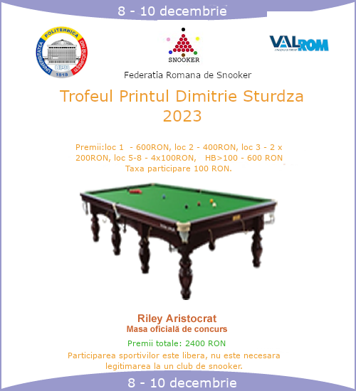 Campionat National de Snooker 2023