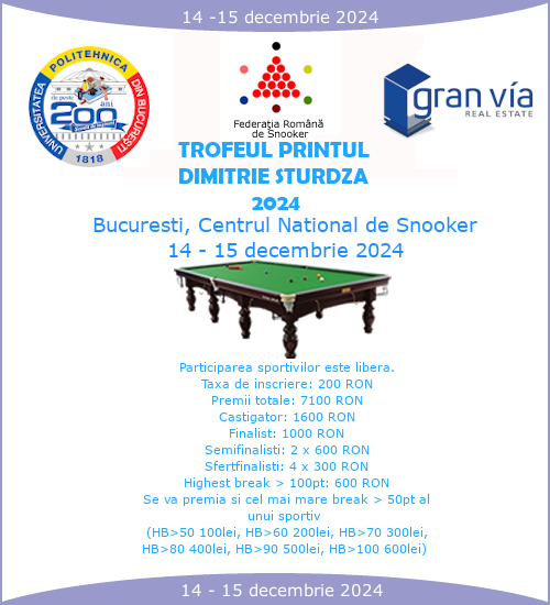 Campionat National de Snooker 2024