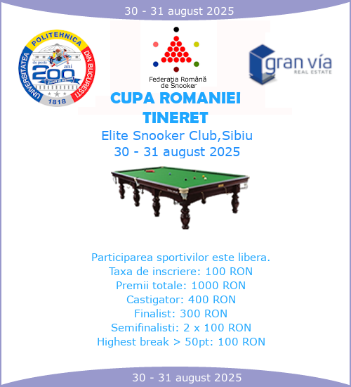 Campionat National de Snooker 2025